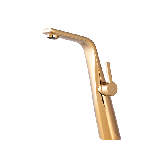 روشویی پایه بلند متیس طلایی