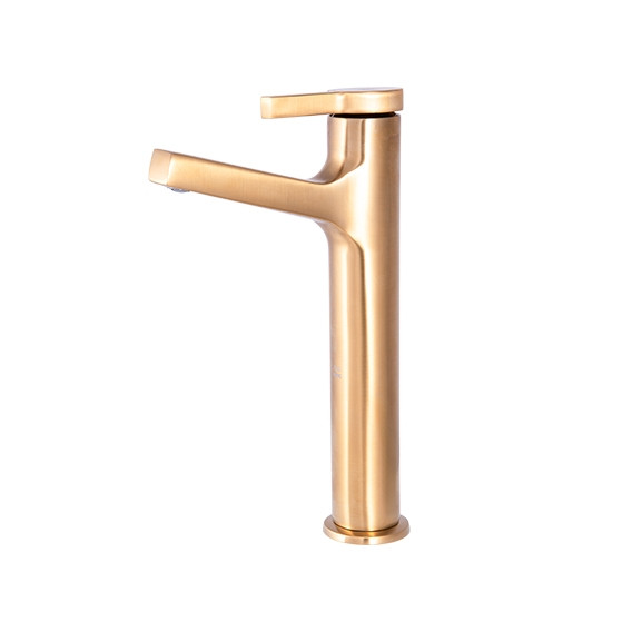 روشویی پایه بلند آوا طلایی مات