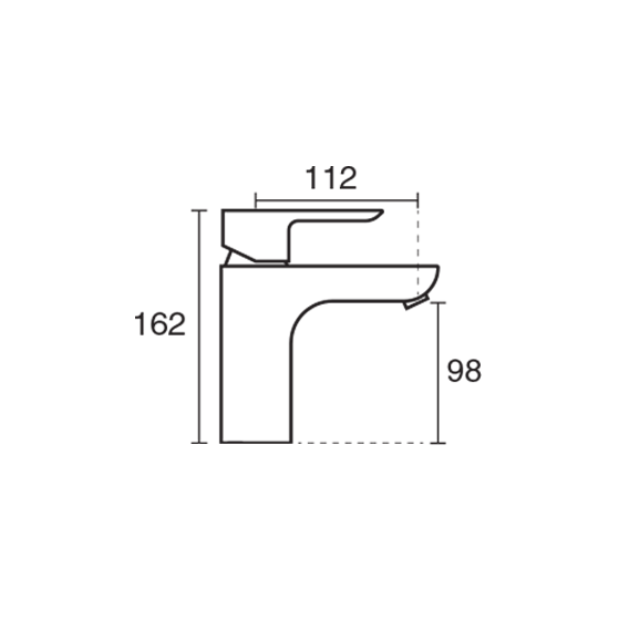 روشویی ریتا سایز