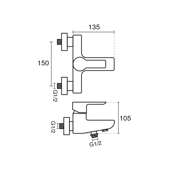 راهنمای نصب شیر دوش ریتا KWC