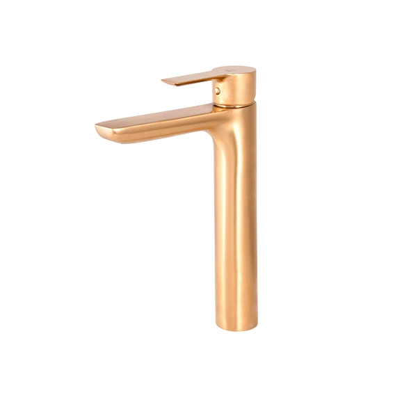 شیر روشویی پایه بلند ریتا KWC رنگ طلامات