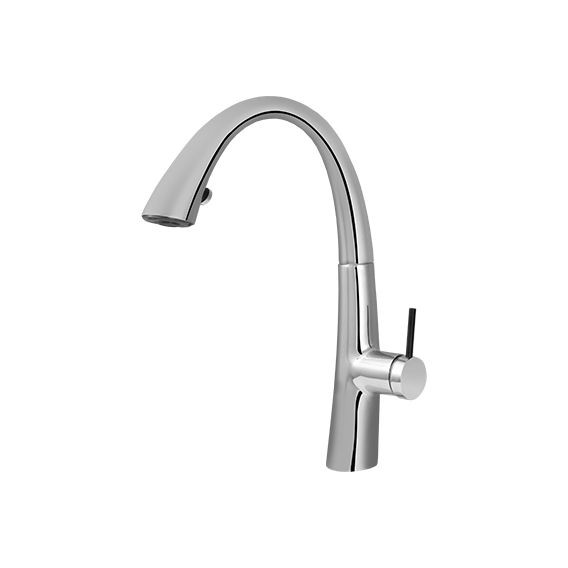 شیر شاوری زو برند KWC رنگ کروم براق