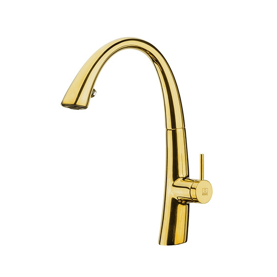 شیر شاوری زو برند KWC رنگ طلایی براق