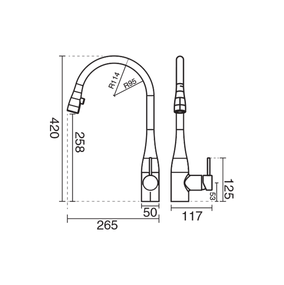 راهنمای نصب شیر چراغدار ایو kwc