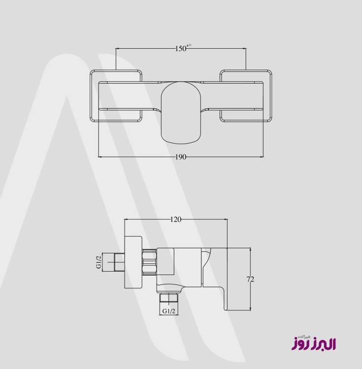 راهنمای نصب شیر توالت ویزارد البرز روز