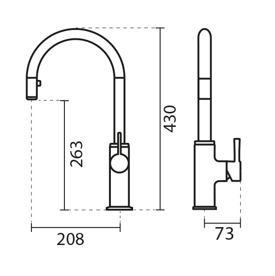 راهنمای نصب شیر ظرفشویی شاوری زئوس KWC