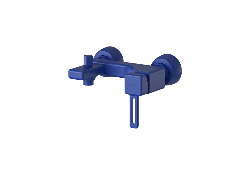 شیل حمام شودر مدل میشل رنگ سرمه ای