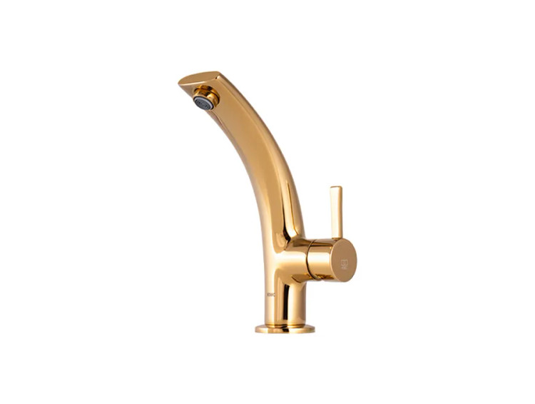 شیر روشویی زئوس KWC رنگ طلایی