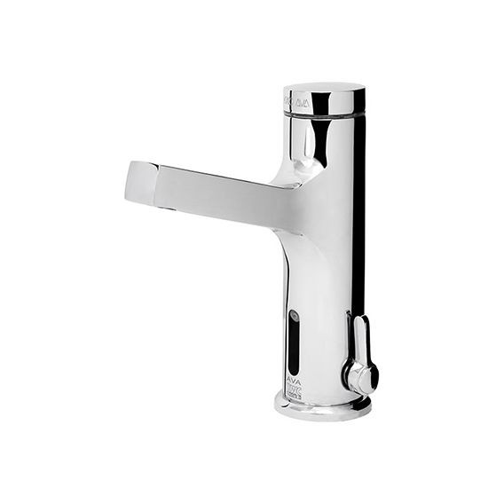 شیر روشویی هوشمند الکترونیکی آوا kwc رنگ کروم