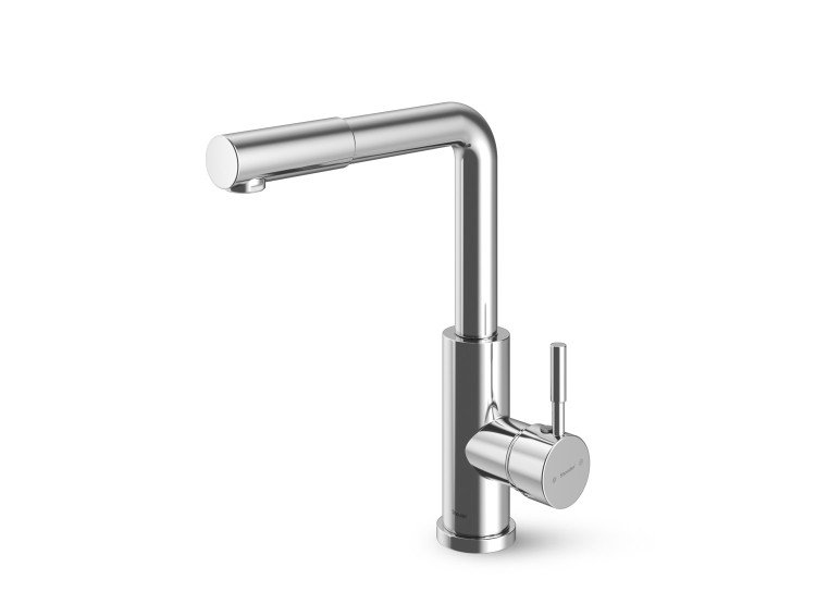 شیر ظرفشویی آشپزخانه مدل مارینو رنگ کروم براق